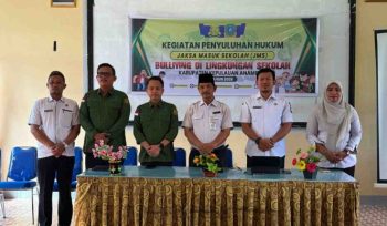 Program Jaksa Masuk Sekolah Sasar SDN 001 Tarempa, Bahas Bullying hingga Bahaya Narkoba